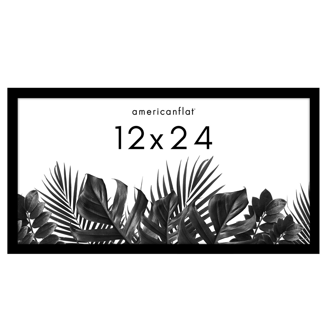 Americanflat Gallery Poster Frame - Wooden Picture Frame for Wall Art - Plexiglass Cover - Hanging Hardware for Horizontal or Vertical Display